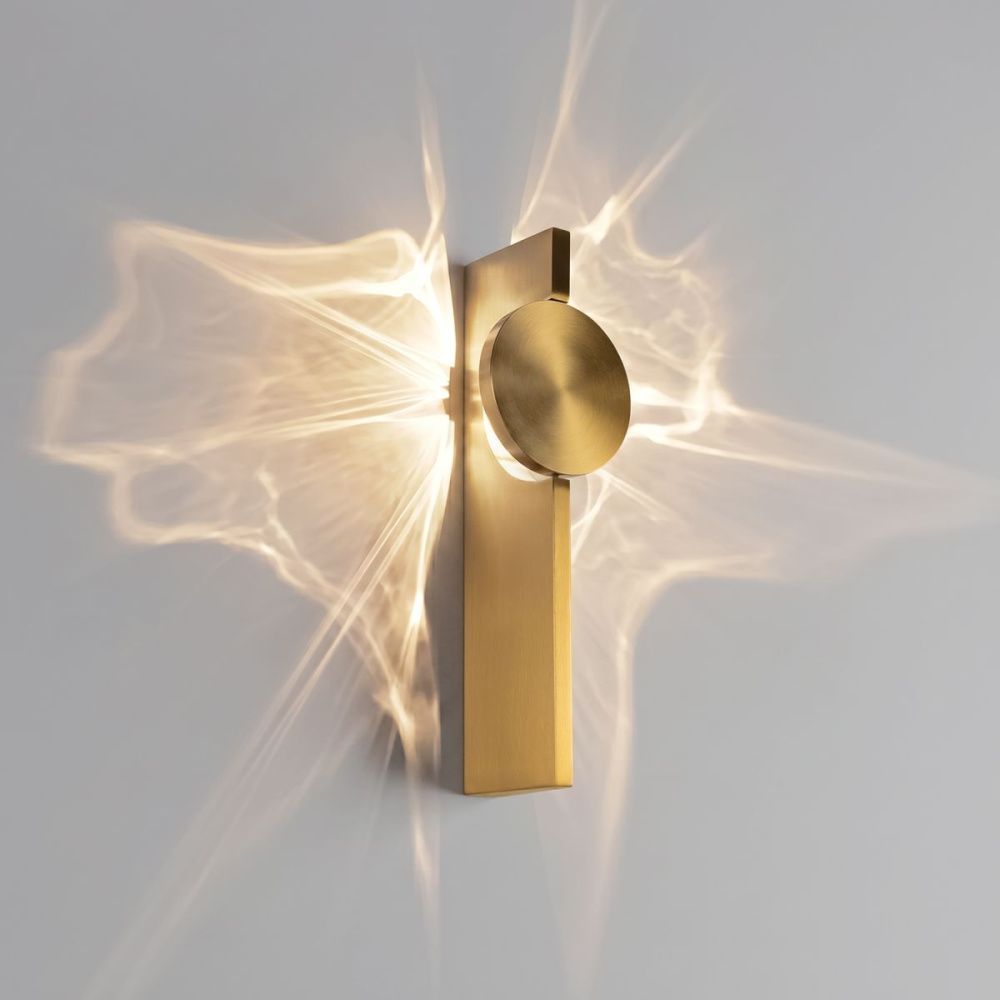 Настенный светильник 33 см, 5W, 3000K, Loft IT Flame 10452W Gold, золото