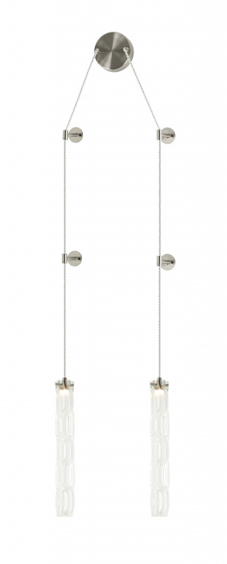 Светильник 15*60*53/150 см, 2*LED 12W Никель Stilfort Still 2163/11/02WP