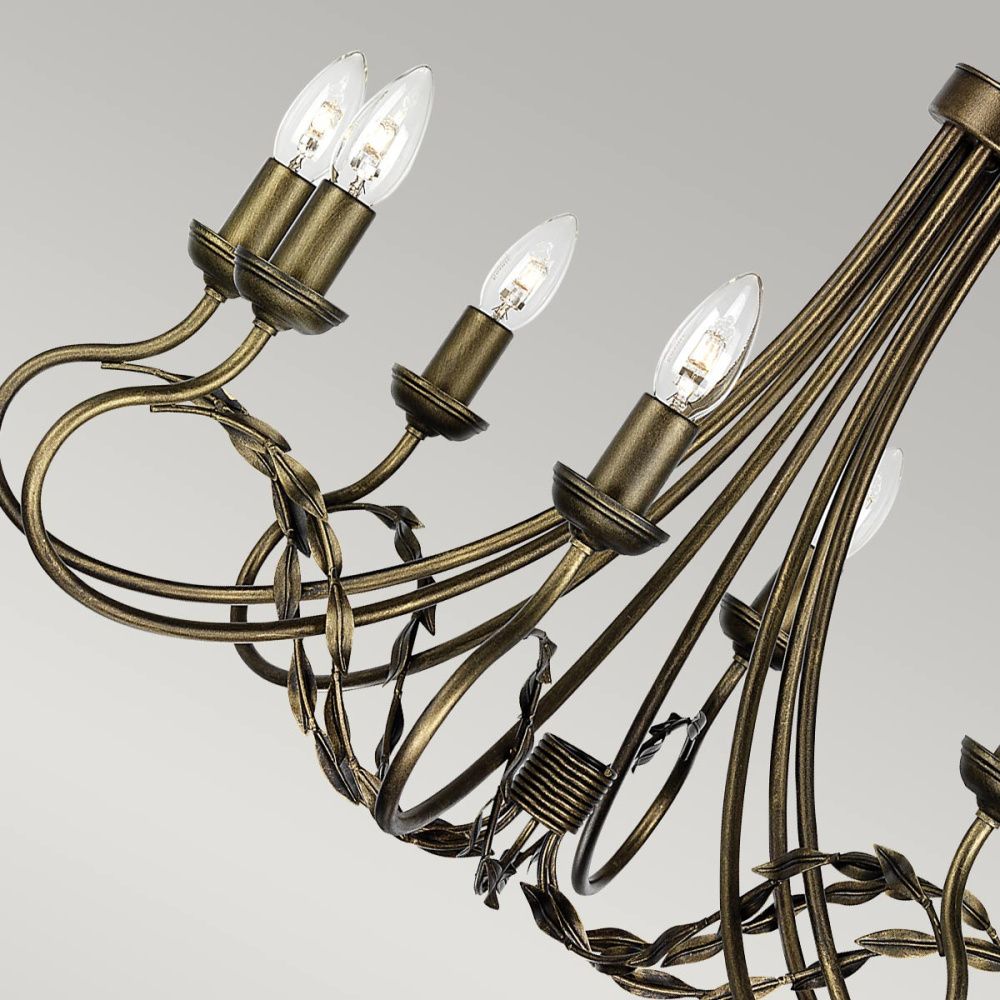 Люстра Elstead Interior, Арт. OV8-BLK-GOLD