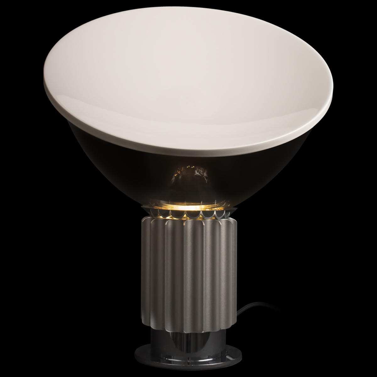Настольная лампа 37*49 см, 1*E27*40W LOFT IT Taccia 10294/S Silver серебро, хром
