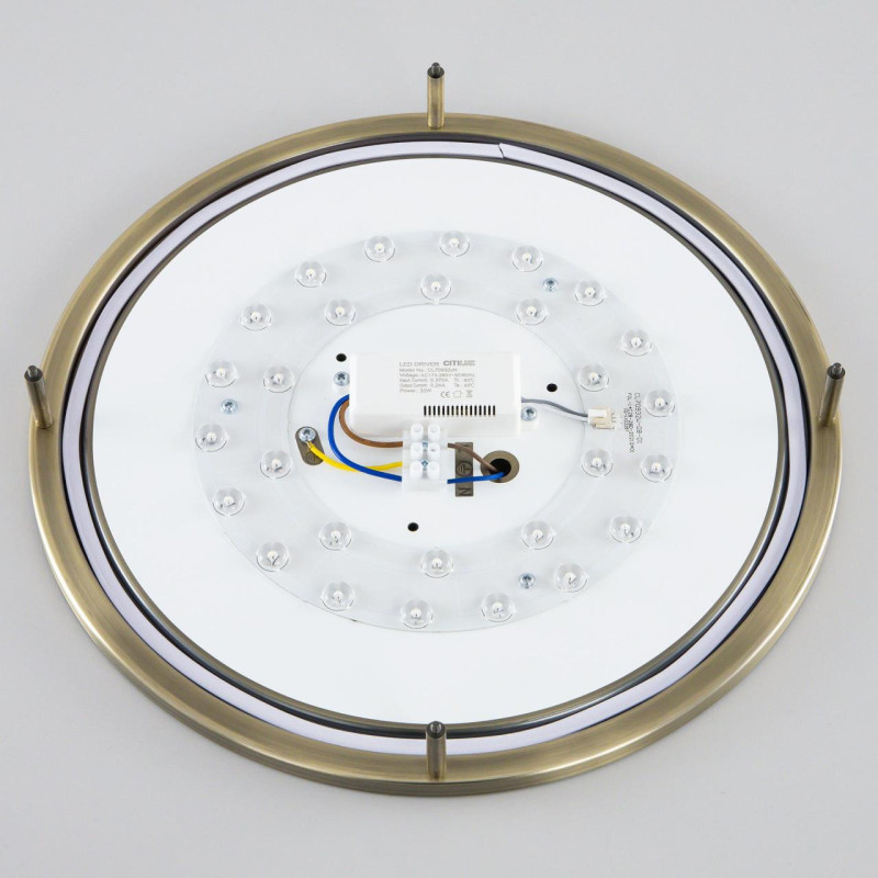 Светильник 35 см, 32W, 4000K Citilux Бостон CL709323N бронза