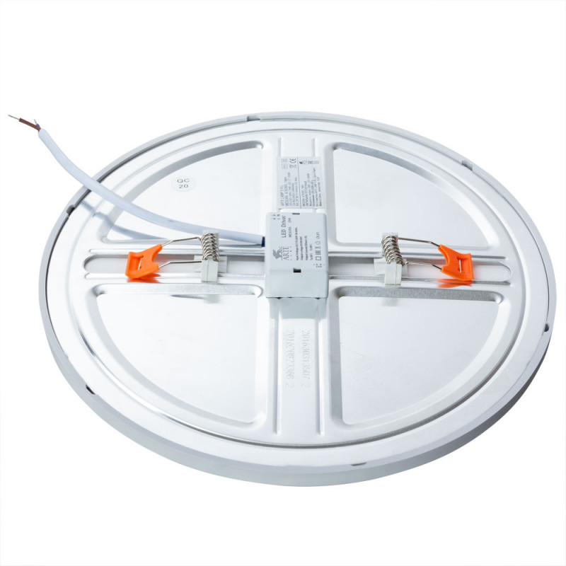 Встраиваемый светодиодный светильник 23 см 20W LED, 4000K, Arte Lamp Mesura A7976PL-1WH, белый