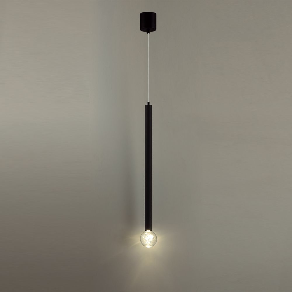 Подвесной светильник 6 см, 3W, 3000K, Odeon Light 4373/3LA, черный