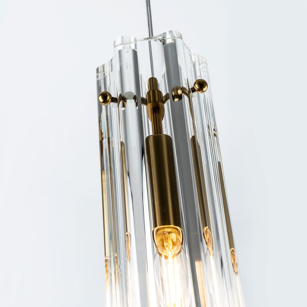 Подвесной светильник 7,5*150 см, 1*Е27 MODELUX ML.3330.1 BS латунь