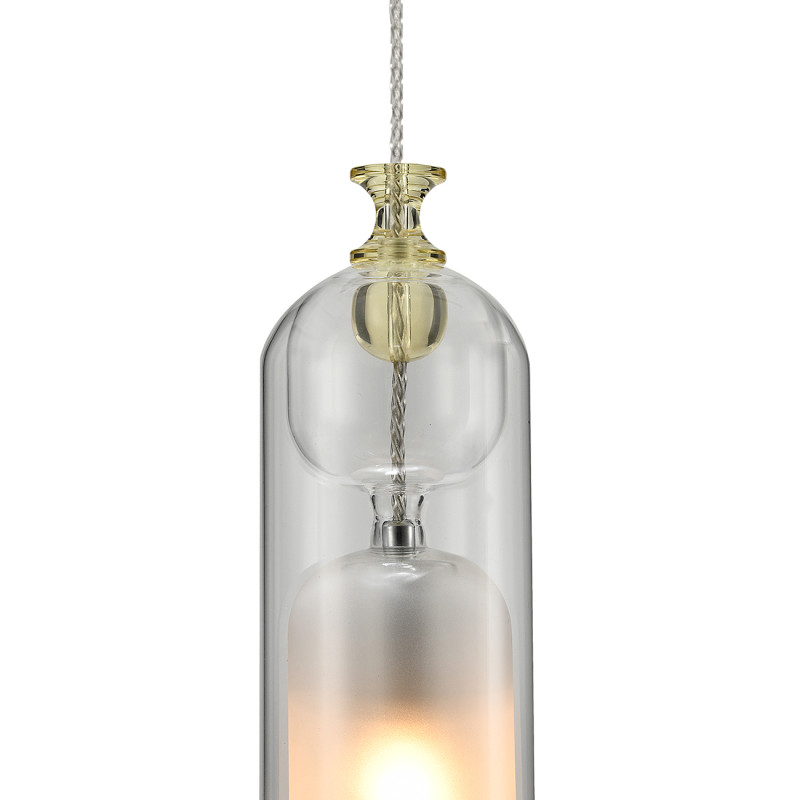 Подвесной светильник 10 см, Indigo Pulsante 11050/1P Clear V000518, хром, 11050/1P Clear