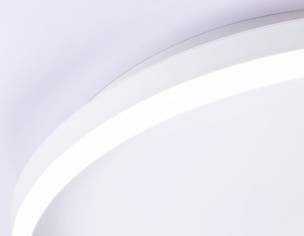 Потолочный светодиодный светильник с пультом управления **13- см, **W, 3000-6400K, Ambrella Light Comfort FL5112, белый