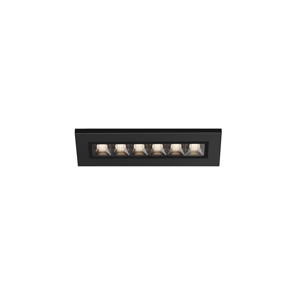 Встраиваемый светильник 18*5,2-5,7 см, LED*6W, 4000K, Maytoni Ghost O488DL-L6GF4K, Графит