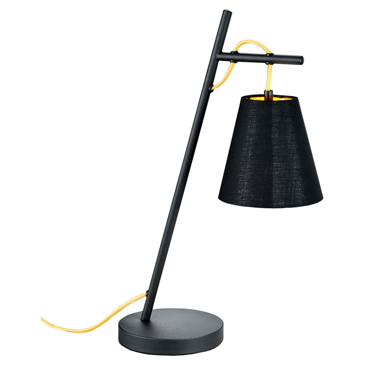 Настольная лампа Lussole Loft Yukon GRLSP-0545, черный