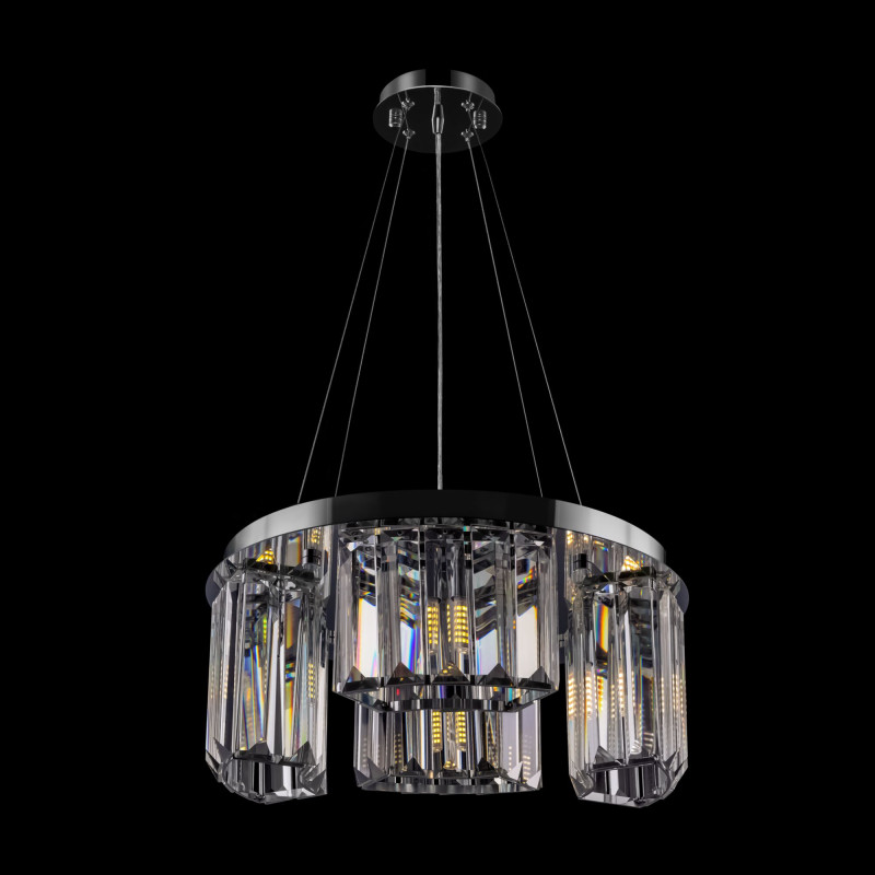 Подвесная люстра Maytoni Colline MOD083PL-04CH, диаметр 40 см, хром