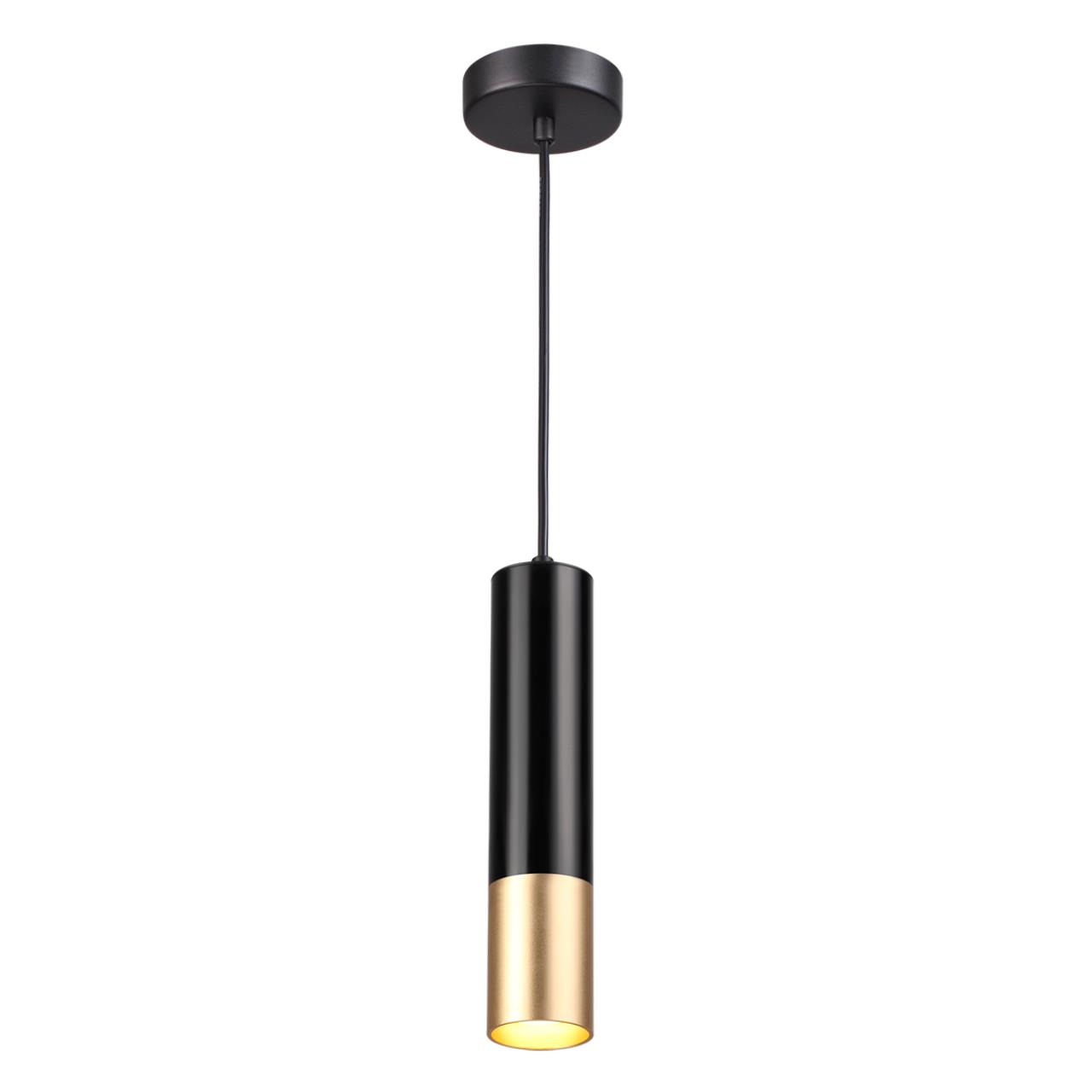 Подвесной светильник Odeon Light Corse 3876/1L черный, диаметр 5.5 см