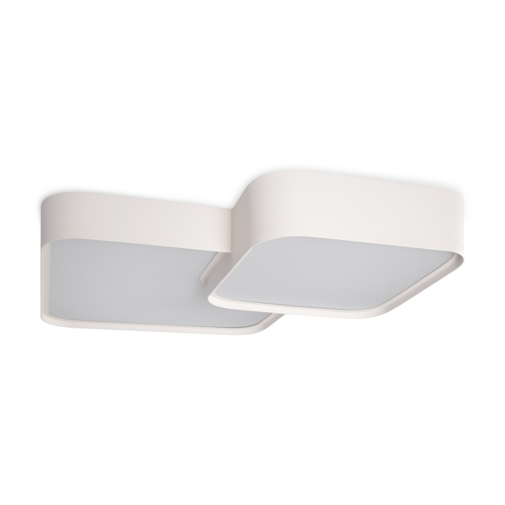 Светильник 50*50*-9 см, *LED*84W, 3000-7000K, Freya Площадь/Square FR6095CL-L84W, Белый