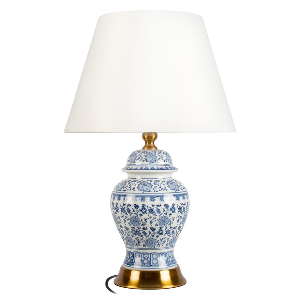 Настольная лампа 53 см, Loft IT Ultramarine 10489T, керамика