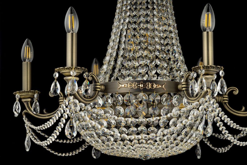 Люстра *73*70 см, 6*E27*60W, Dio D`arte Lodi Antique Lodi E 1.6.6.600 A, Бронза