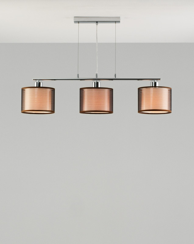 Подвесная люстра 80*18*100 см, E27 180 W, Moderli Room V2731-3P Хром