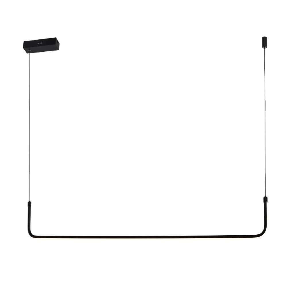 Люстра 125*6*120 см, 1*LED*25W, 3000K Gerhort G52122/1BK, Черный