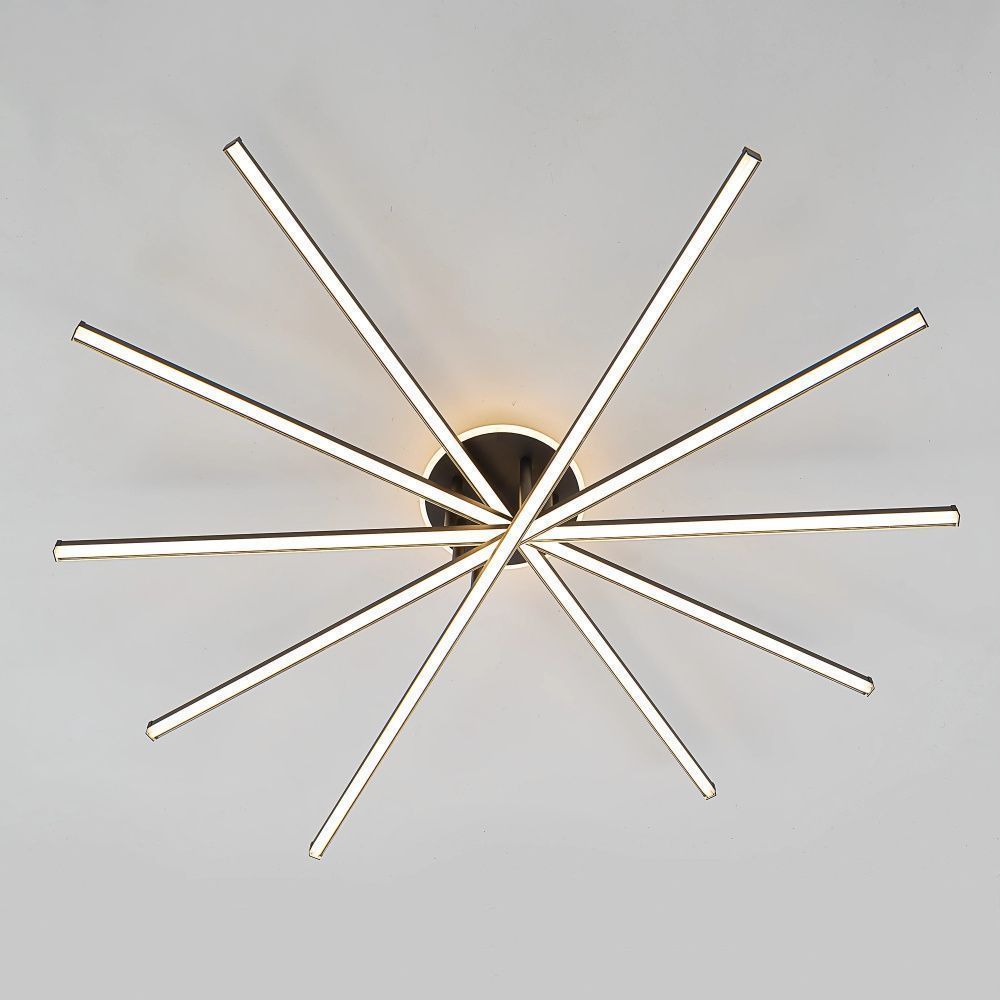 Светильник 120 см, 150W, 3000-5500K, 25 м2 Citilux TRENT CL203651 LED, черный