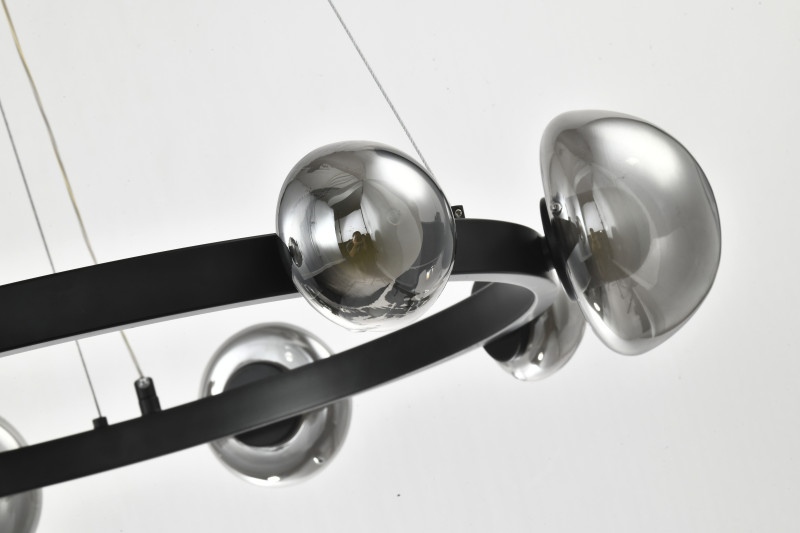 Подвесная люстра 68*150 см, LED, 36W, 3000K-6000K Zortes Fritto ZRS.1888.09, черный