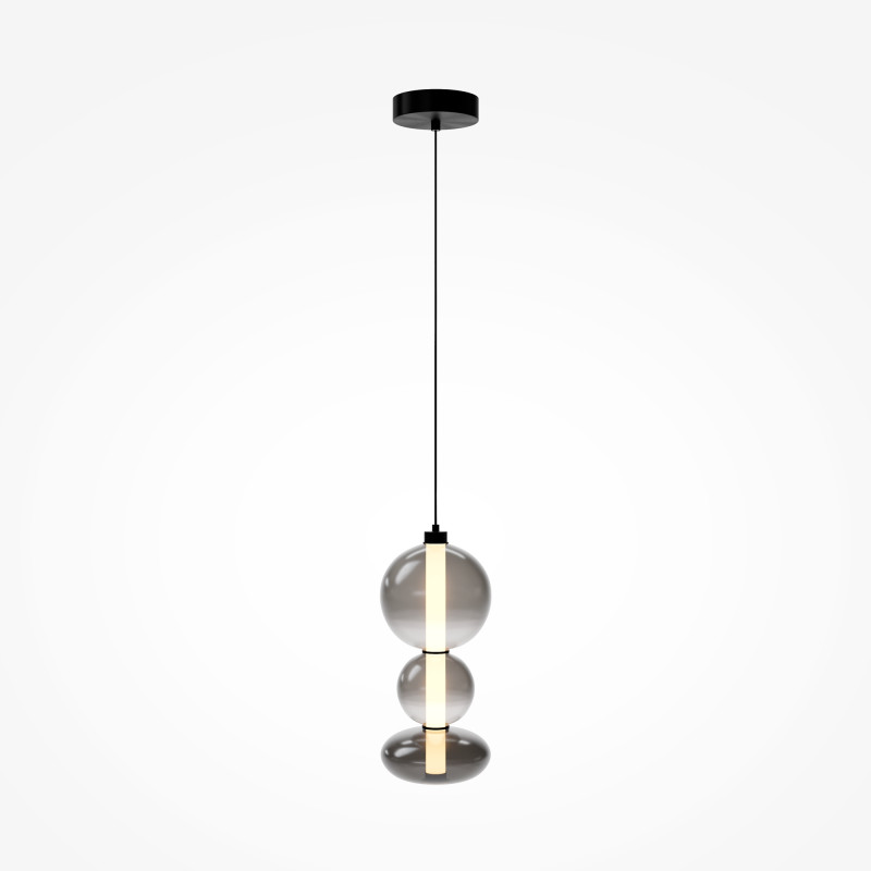 Подвесной светильник 20*20*371 см, LED, 24W, 3000К, Maytoni Futuro MOD307PL-L24B3K черный