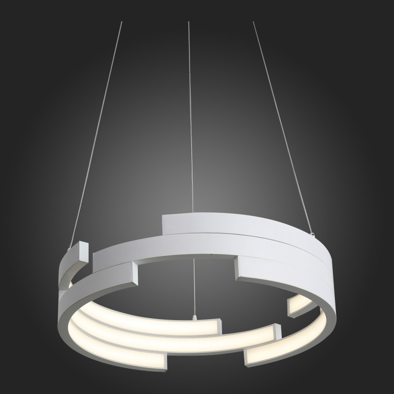 Люстра подвесная 55 см, 45W, 4000K ST LUCE GENUINE SL963.503.01 Белый