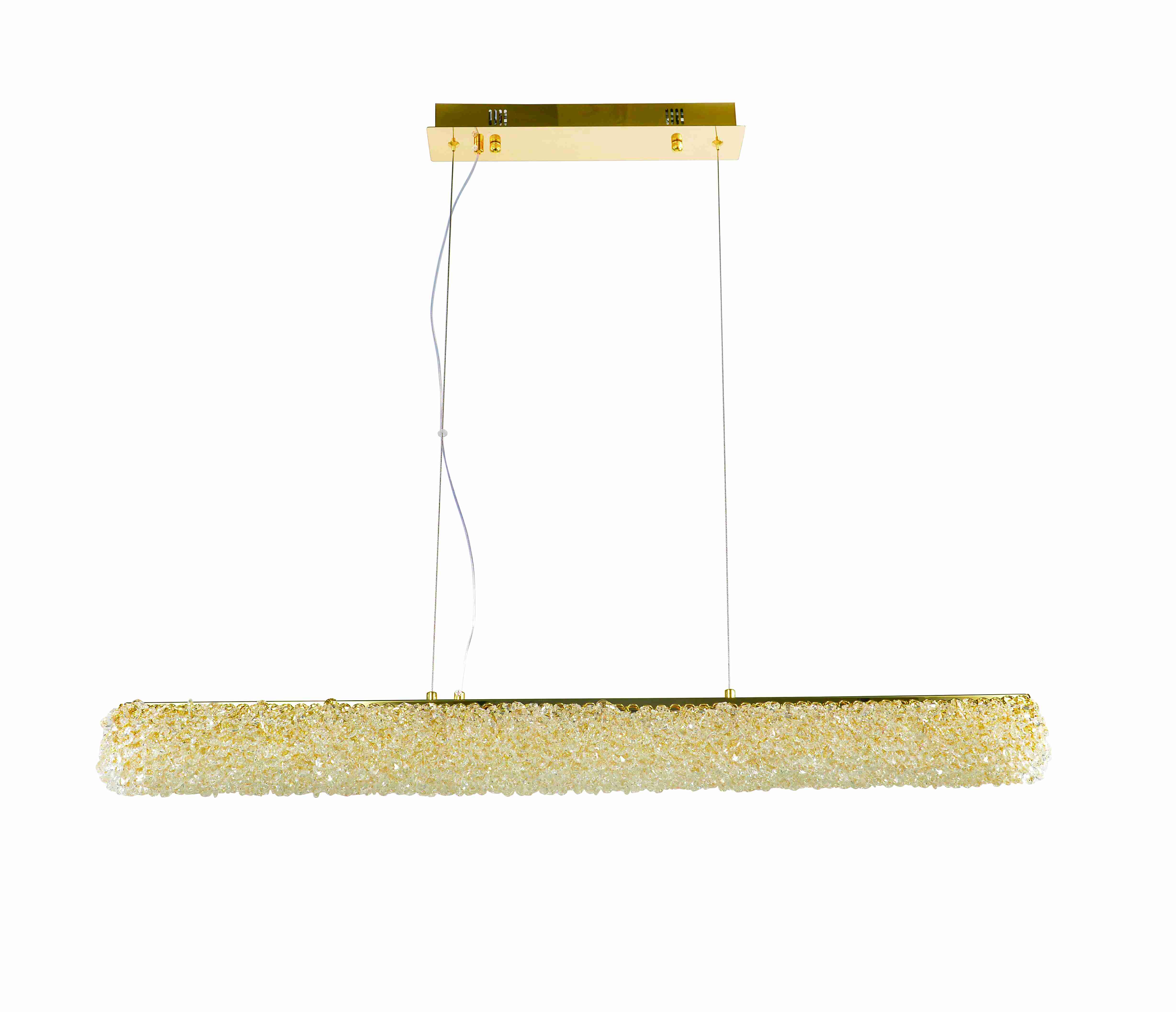 Люстра 1000*120-700, LED, 30W NewRgy Cristallo 2815E/30W GOLD+CLEAR, Золото+прозрачный