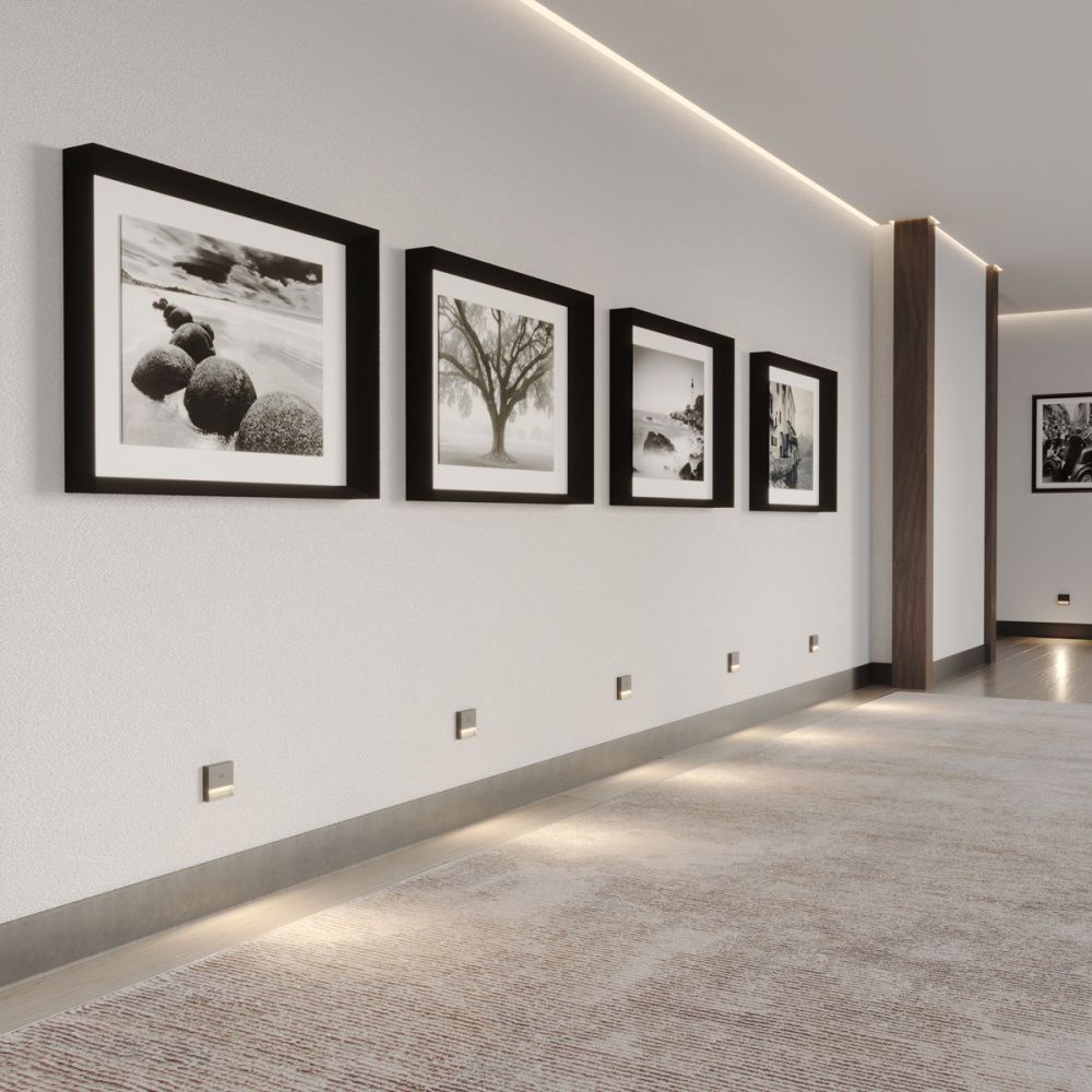 Подсветка для лестниц Novotech Over Vespera 0,4Вт 1000mAh Li-ion 359710, серый