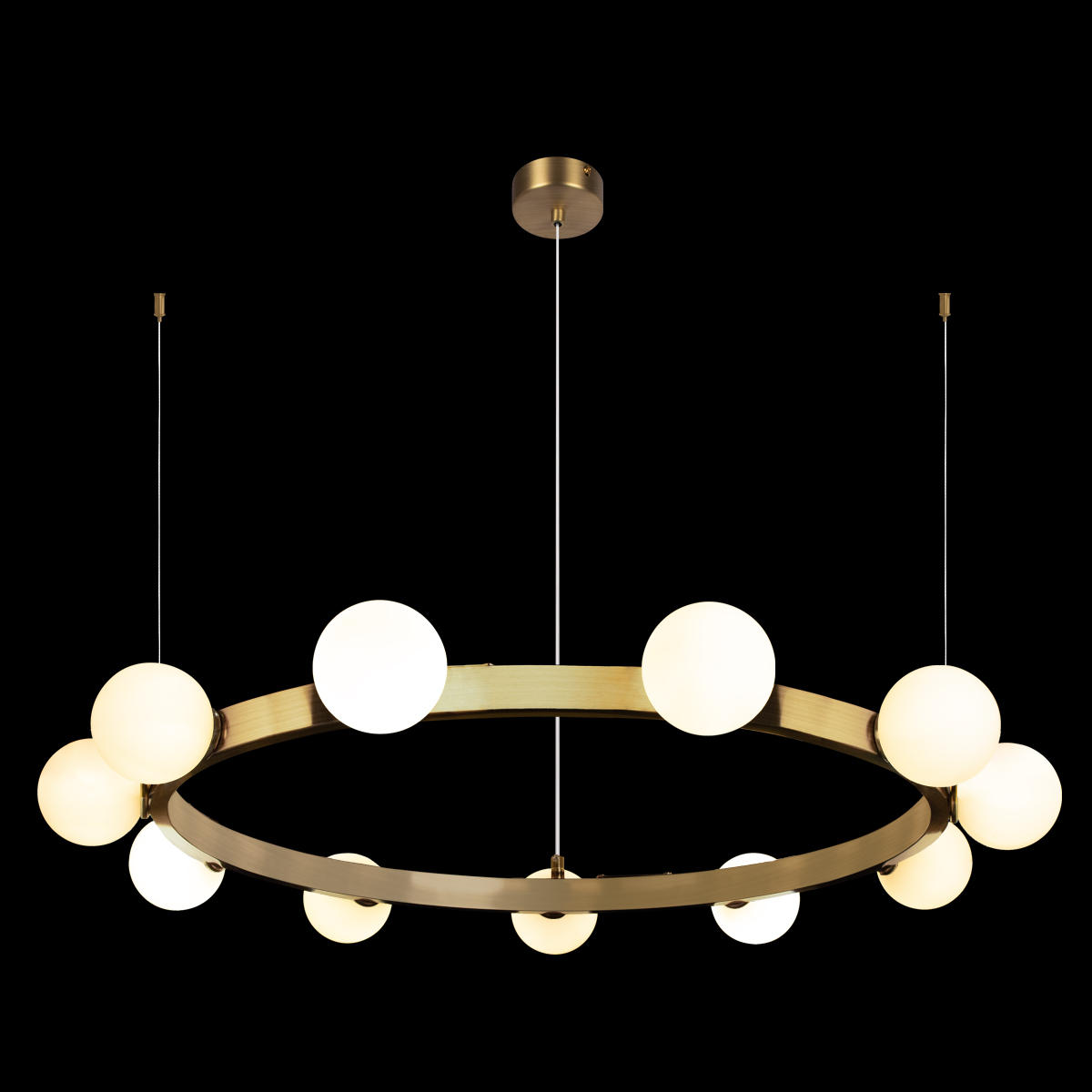 Подвесный светильник 80*8 см, 11*G9*40W LOFT IT Hoop 10311/11 латунь