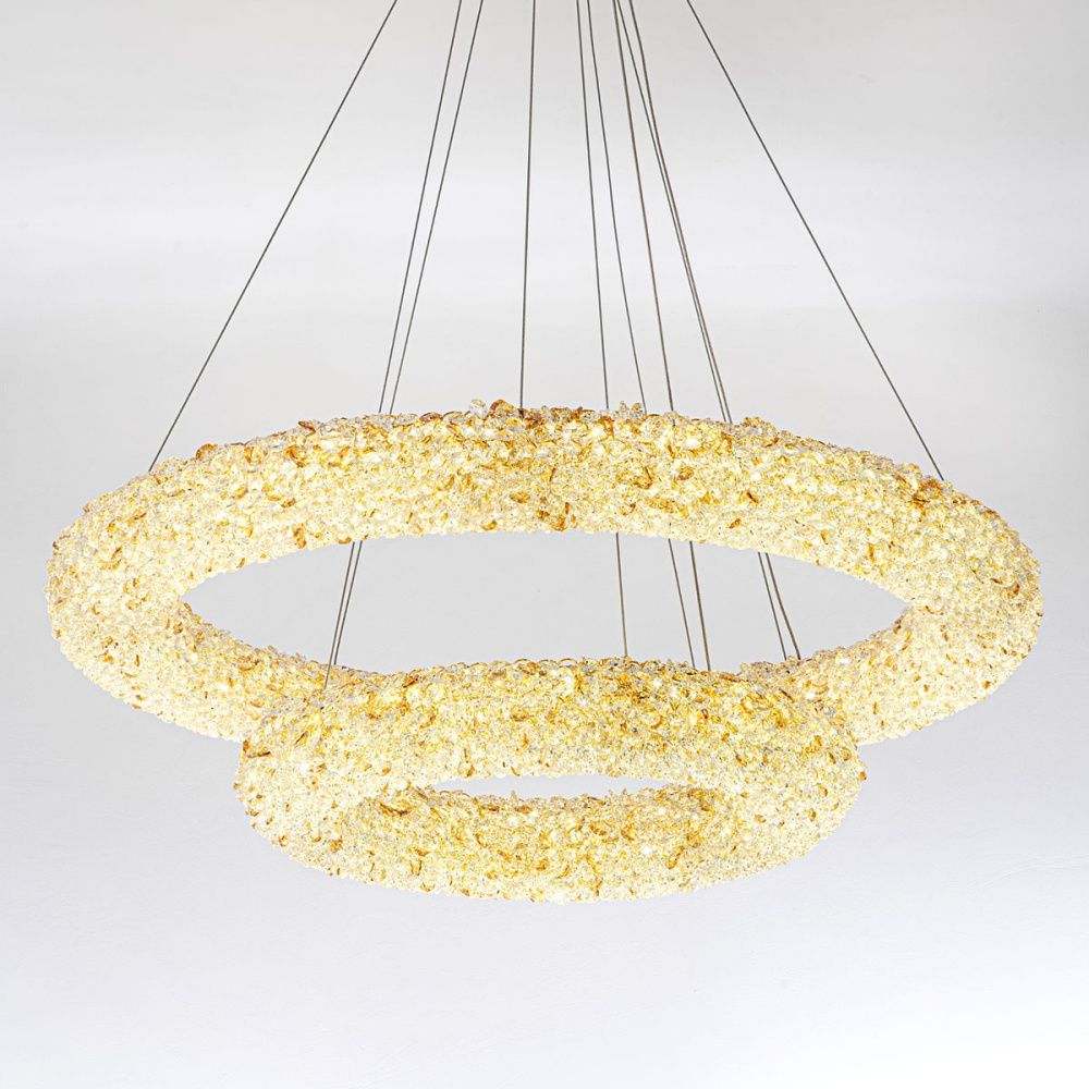 Подвесной светильник 80*50/130 см, LED 230W 2700-4600К MODESTYLE MS.6000.800.500 GD золото