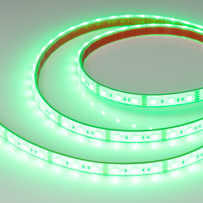 Лента герметичная RTW-PFS-B60-13mm 12V RGB (14.4 W/m, IP68, 5060, 5m), Arlight 033790. Цена указана за 5 метров. Продается кратно 5 метрам.