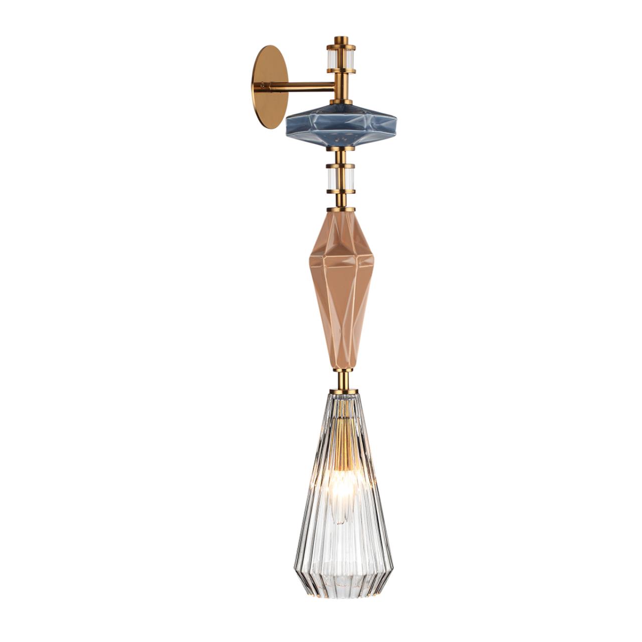Бра 1*E14*1*40W Odeon Light Terra 5414/1WB, античная бронза