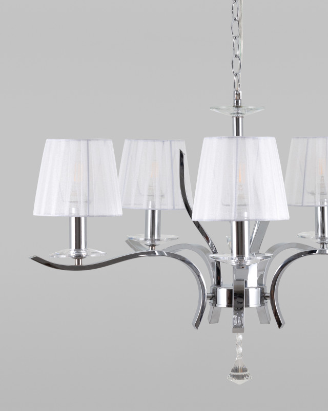 Подвесная люстра 72*56 см, E14 300 W, Moderli Silvestor V2551-5P Хром
