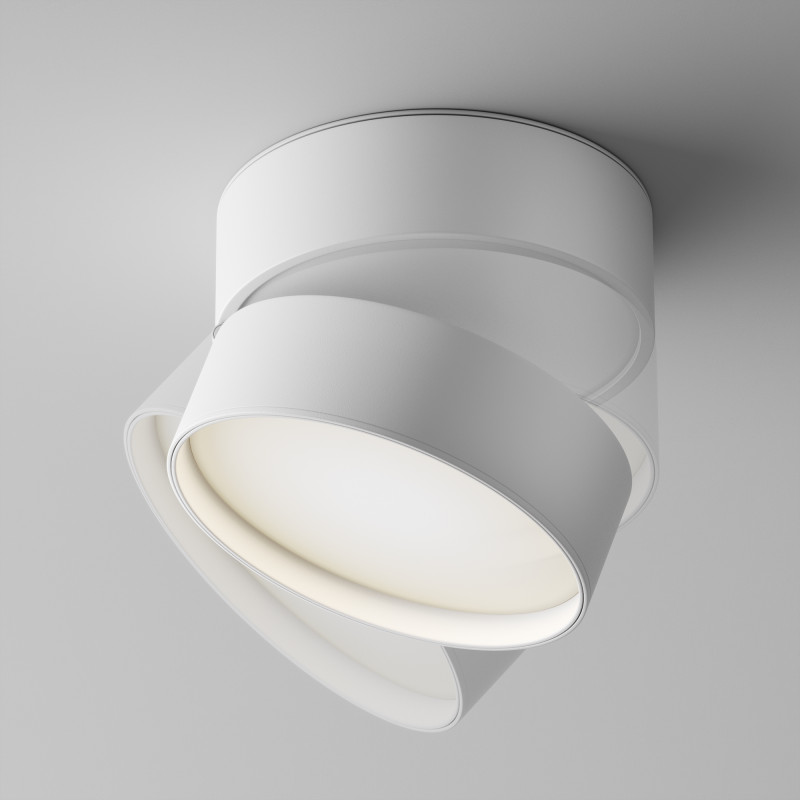 Светильник 12*12 см, LED 18W, 4000K Maytoni Onda C024CL-L18W4K, белый