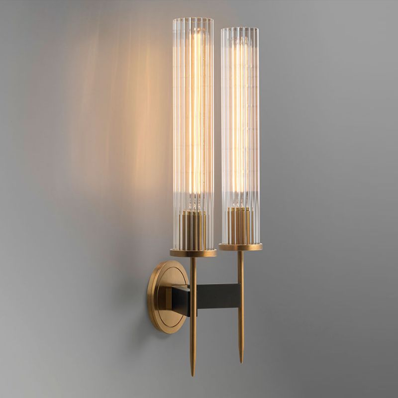 Бра Alouette 2 58*25*58 см, 2*E27*40W, ImperiumLoft BULRASH01, Латунь, Чёрный