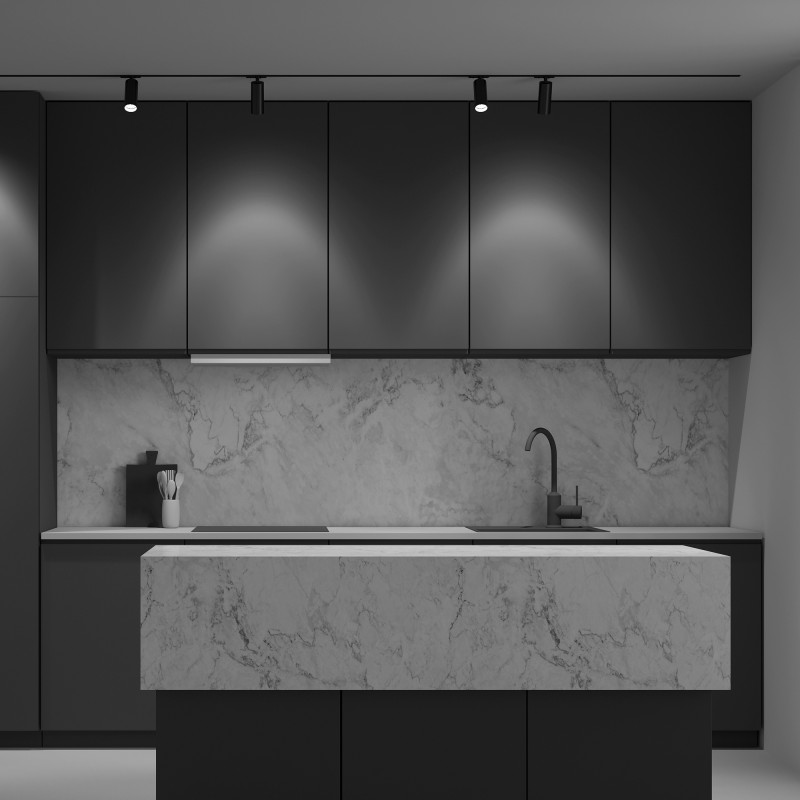Светильник 5 см, 12W, 3000K, Maytoni Technical TR021-1-12B3K-W-B, черный