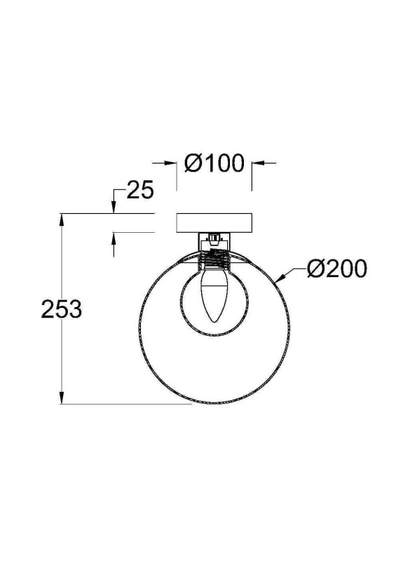 Бра 25,3*20*20*20 см, 1 G9*20W Basic form MOD521WL-01G3 Maytoni, Золото