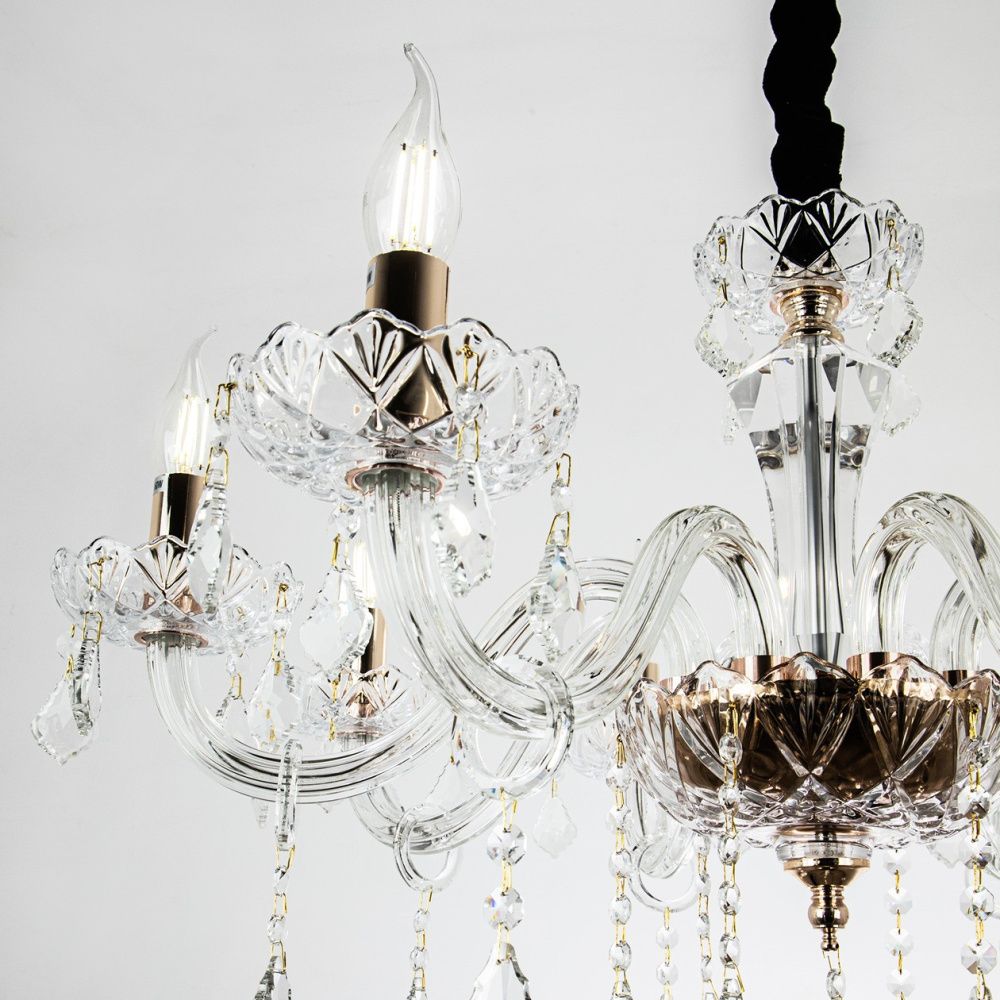 Подвесная люстра 75*75*115 см, Е14 8x40W, , Золото MODELUX premium ML.7151.8P