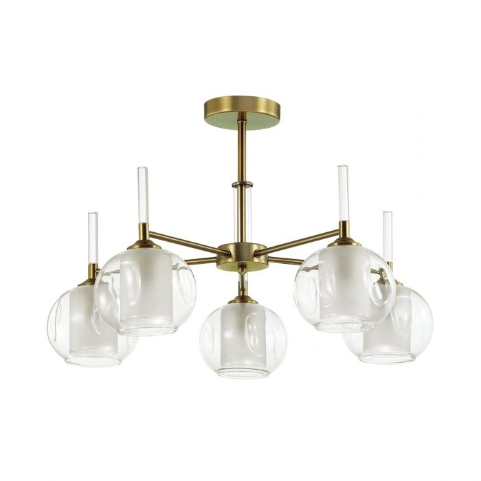 Потолочная люстра Lumion Hazel 4432/5C, диаметр 64 см, бронза