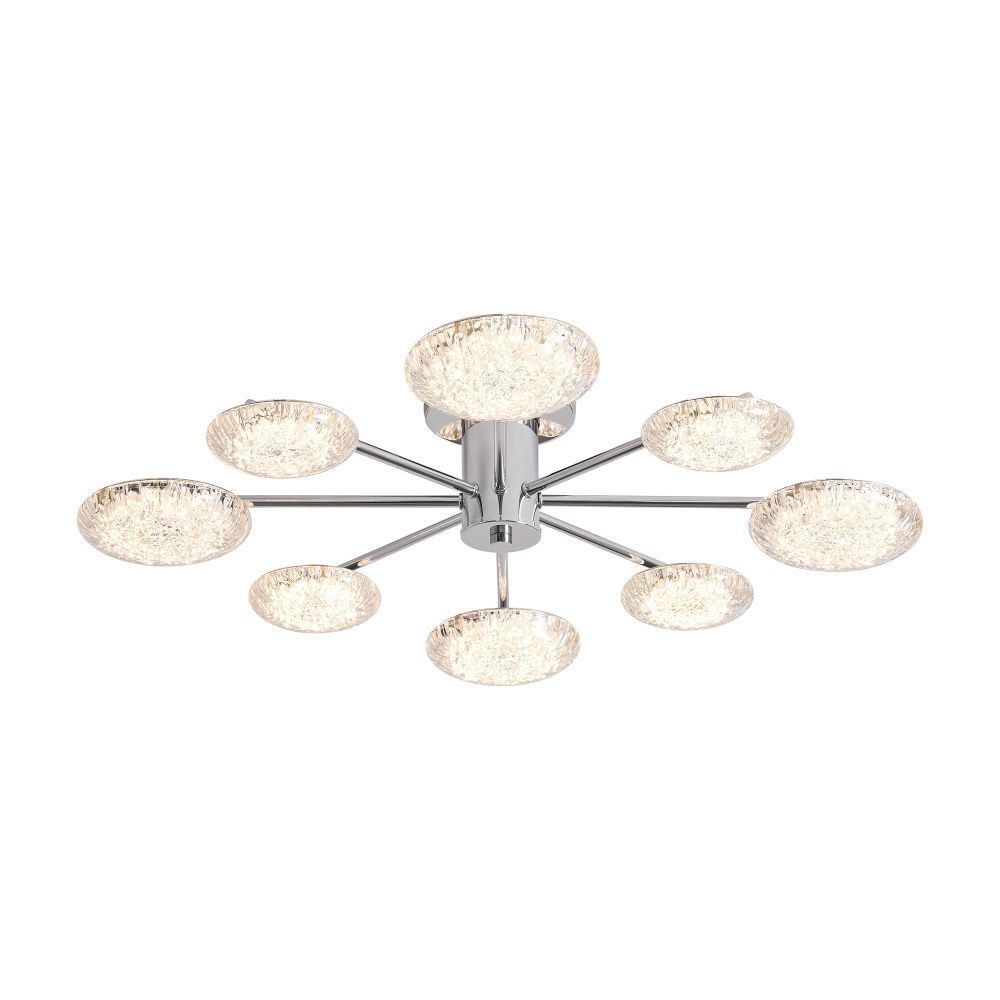Потолочный светильник 16 см, LED*42W, 2700K, Freya Plane FR5531CL-L42CH, Хром