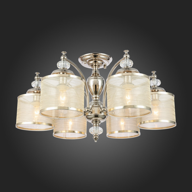 Люстра потолочная 68 см, 240W, ST LUCE CORESIA SL1750.102.06 Никель