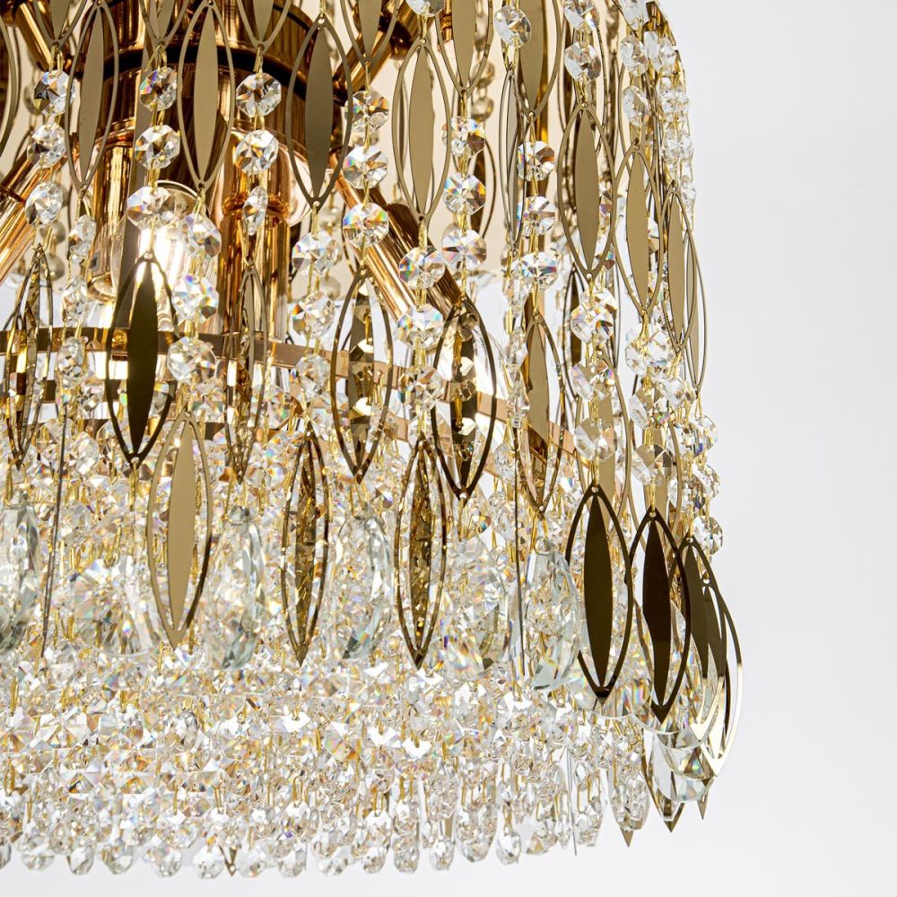 Подвесная люстра 40*40*125 см, Е14 6x40W, Золото MODELUX ML.315.6 GD