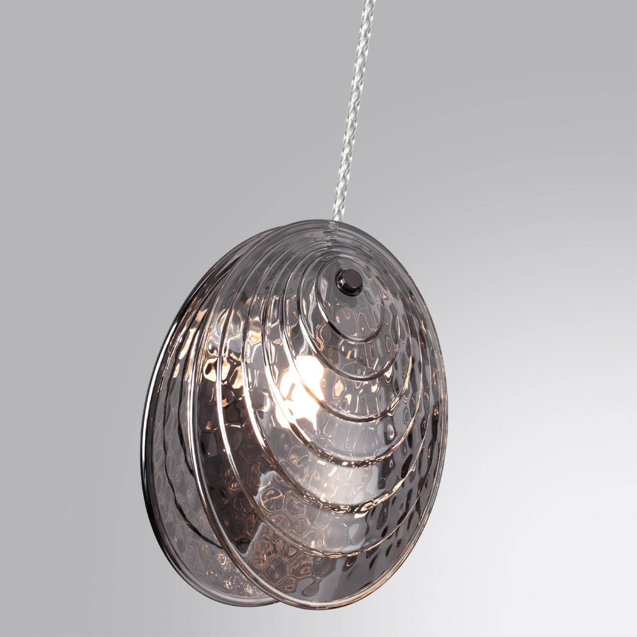 Подвес 14*14*151,5 см, 1 G9*40W, Odeon Light Mussels, черный 5038/1