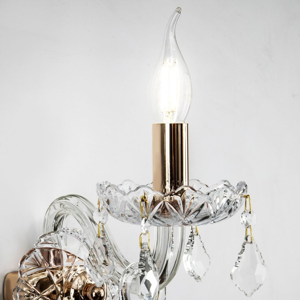 Бра 12*23* см, Е14 1x40W, , Золото MODELUX premium ML.7151.01P