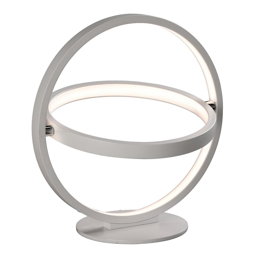Настольная лампа Mantra Orbital 5747, LED, диаметр 30 см, цвет хром-белый