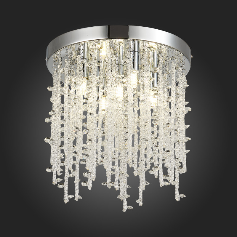 Люстра потолочная 30 см,  EVOLUCE LUCCHIO SLE103302-05 Хром