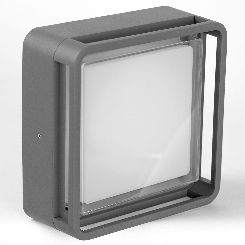 Бра *21*21-21 см, 1*LED, 18W Lussole  LSP-7385, черный