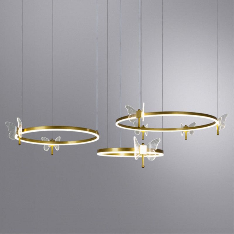 Светильник 40+60+80*150 см, 170W, 3000K-6000K, 25 м2 Arte Lamp A2187LM-3GO золото