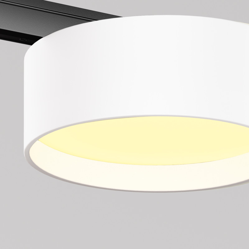 Трековый светильник 11,3*3,4 см, LED 12W 2700K Maytoni Technical Accessories for tracks Levity Zon TR189-1-12W2.7K-BW черно-белый