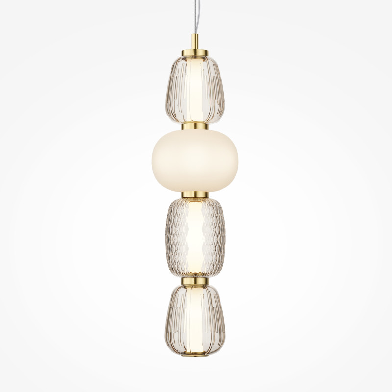 Подвесной светильник 17*17*378 см, LED, 32W, 3000К, Maytoni Pattern MOD267PL-L32G3K золотой