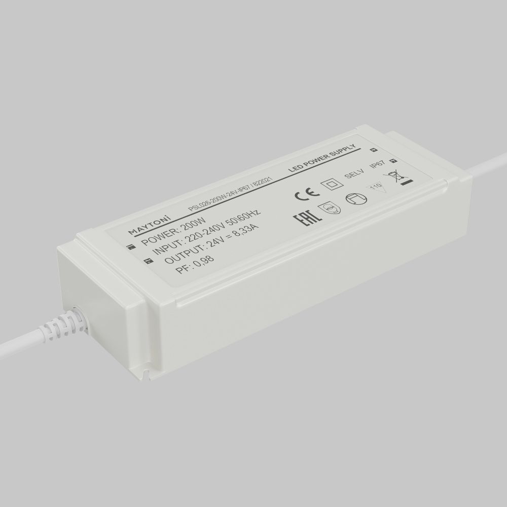 Источник напряжения PSL026 24V 200W IP67 822021 Maytoni Led Strip