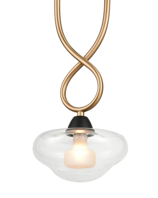Подвесной светильник  17*158 см, 1*G9 черный, золото Vele Luce Janice VL5444P01