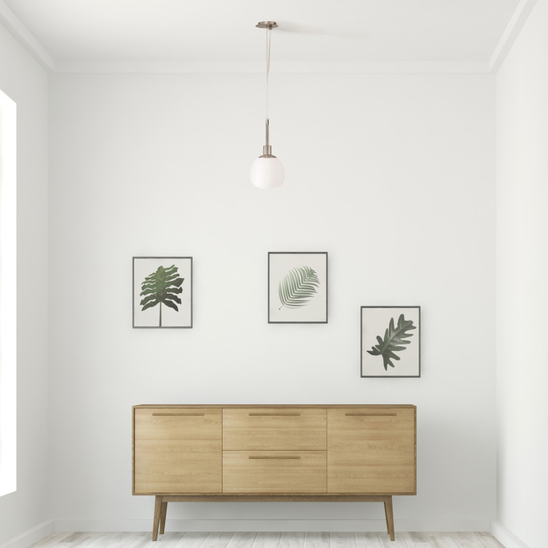Светильник 15*30-153 см, E14, 2-3 м2 Maytoni Erich MOD221-PL-01-N, никель